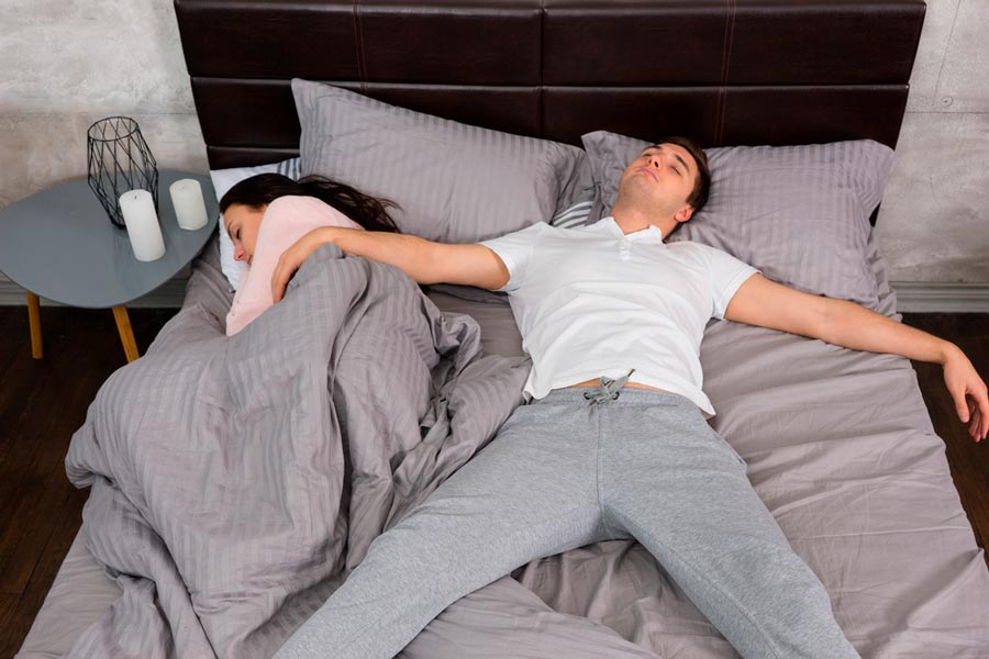 Sleep man women