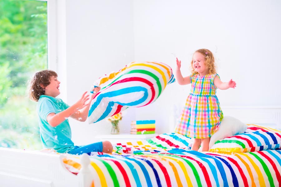 Two children